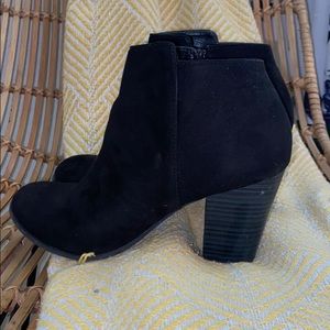 Black Suede booties